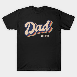 Dad Est 2024 Soon To Be Dad Father 2024 New Dad 2024 T-Shirt